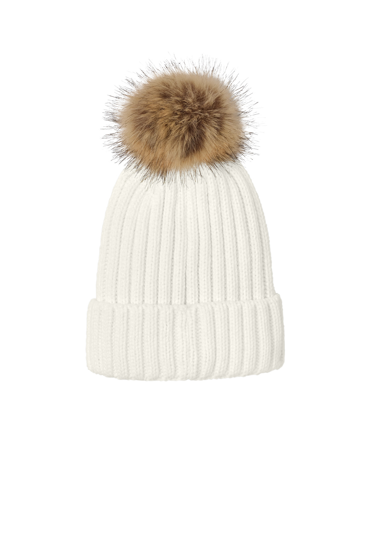 Port Authority Faux Fur Pom Beanie C990 4