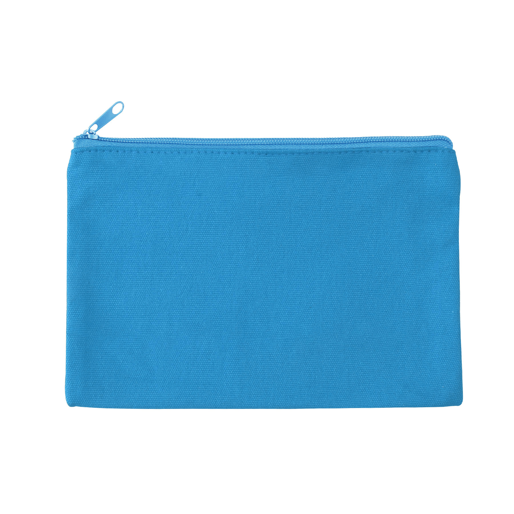 9" X 6" Cotton Canvas Zippered Pouch For Cosmetics, Toiletries & Tech Accessories 27