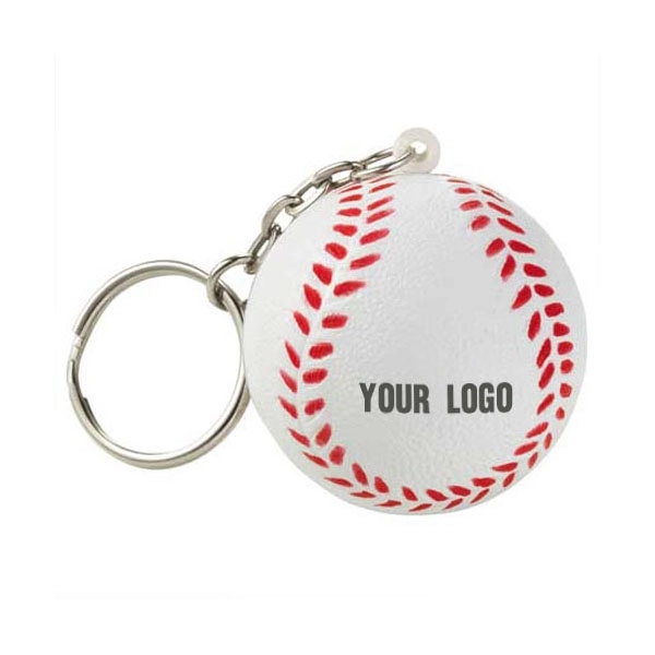 Baseball Stress Reliever Keyring 2