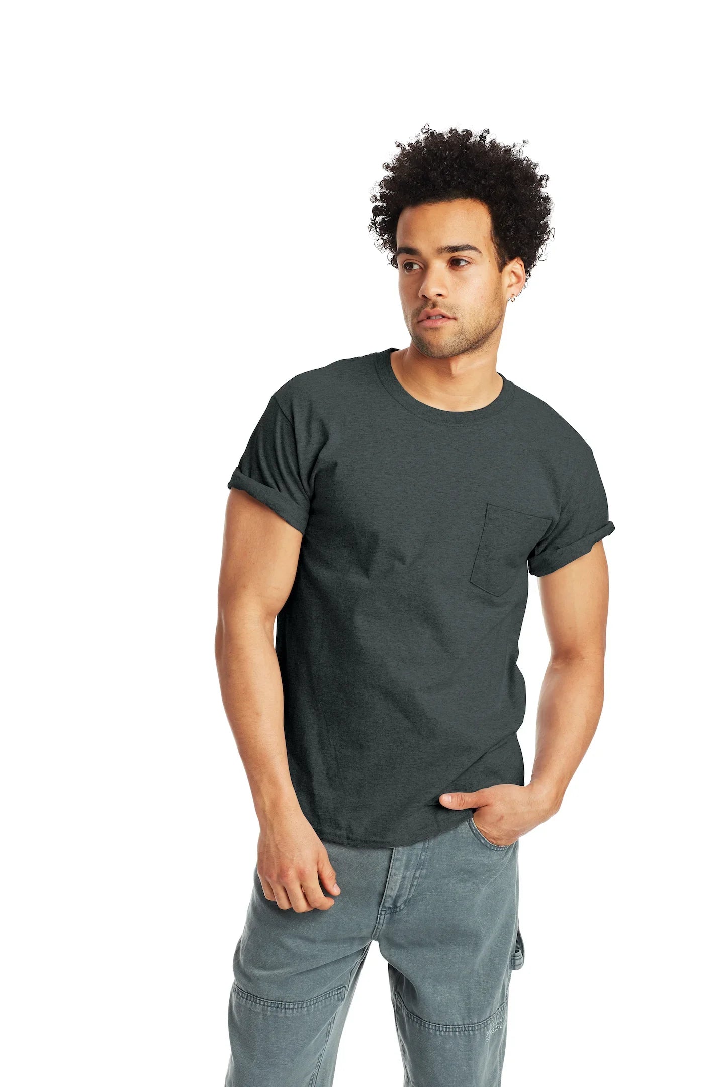 Hanes Authentic-T T-Shirt with Pocket 11