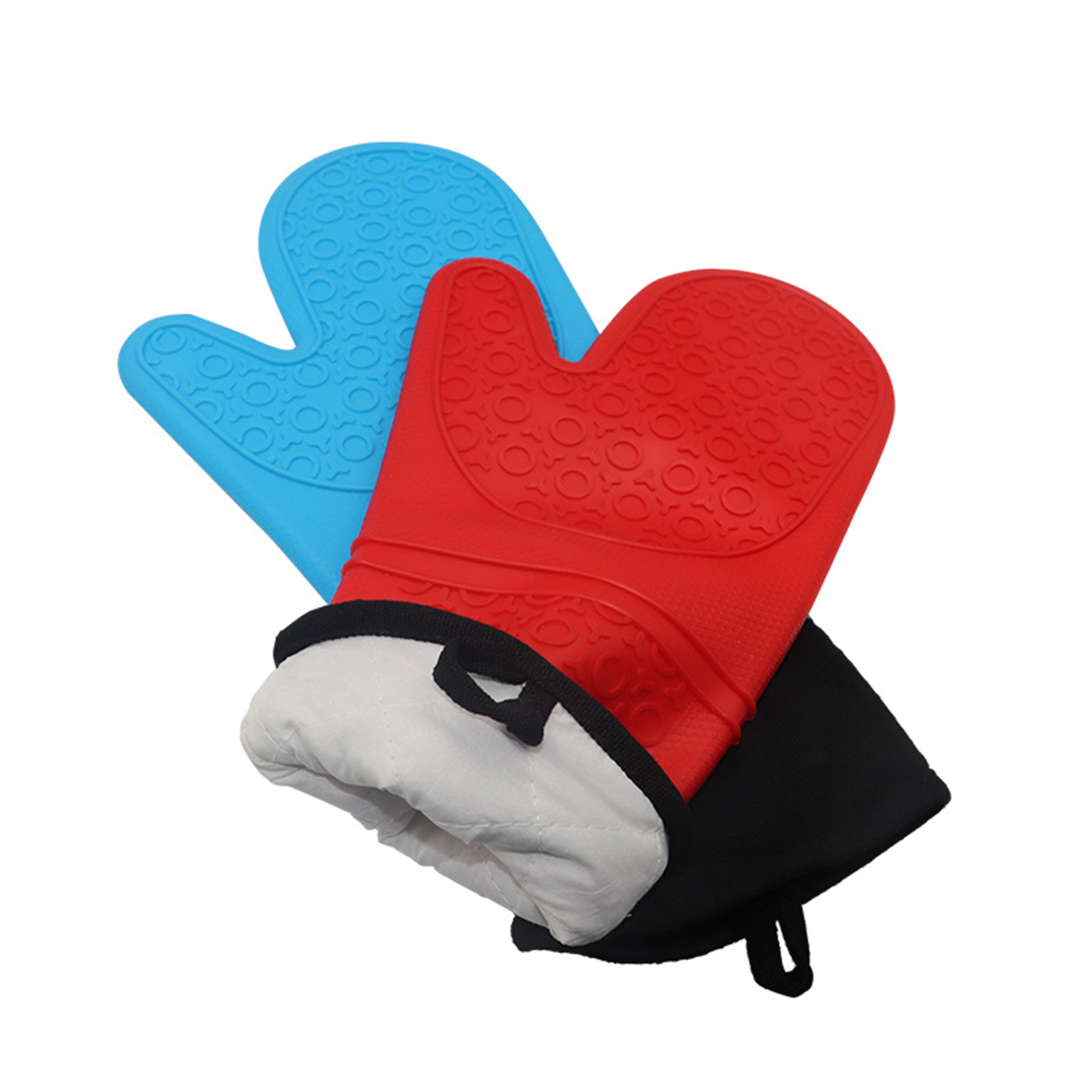 Kitchen Heat-Insulating Silicone Oven Gloves 2