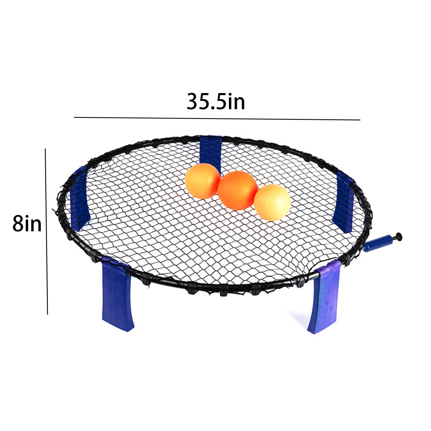 Mini Foldable PVC Beach Volleyball Set 4