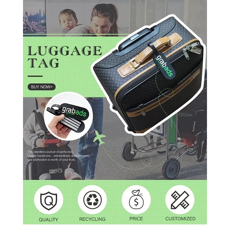 Pvc Luggage Travel Bag Tags 6
