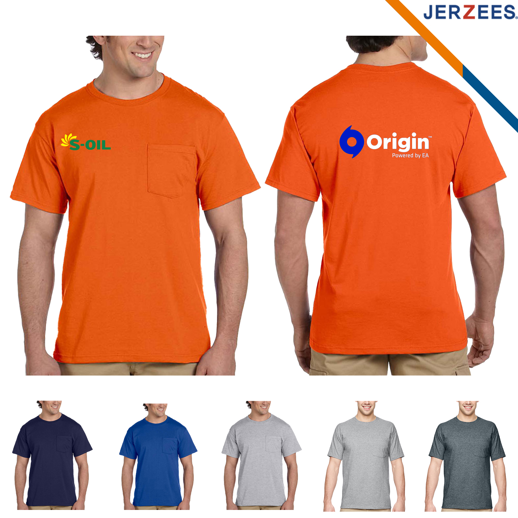 Jerzees® Adult DRI-POWER ACTIVE Pocket Shirts 1