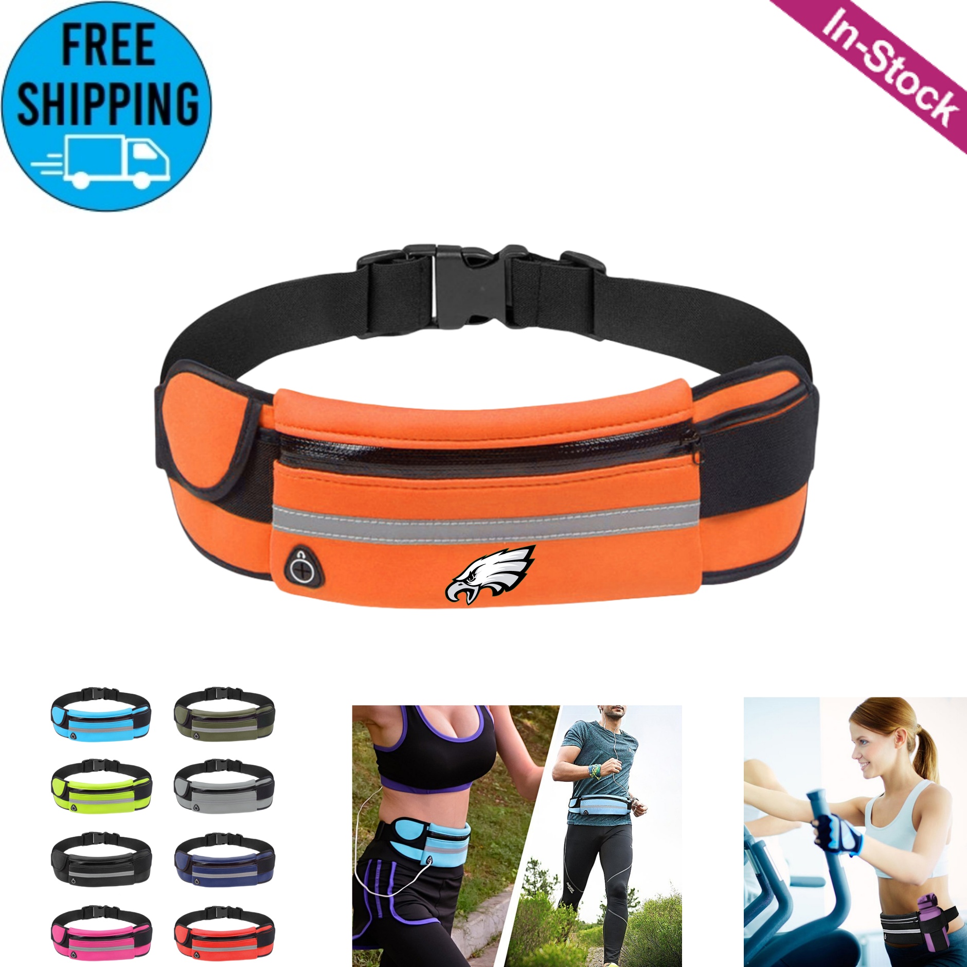 Neoprene Workout Fanny Pack Running Belt Waist Packs 3