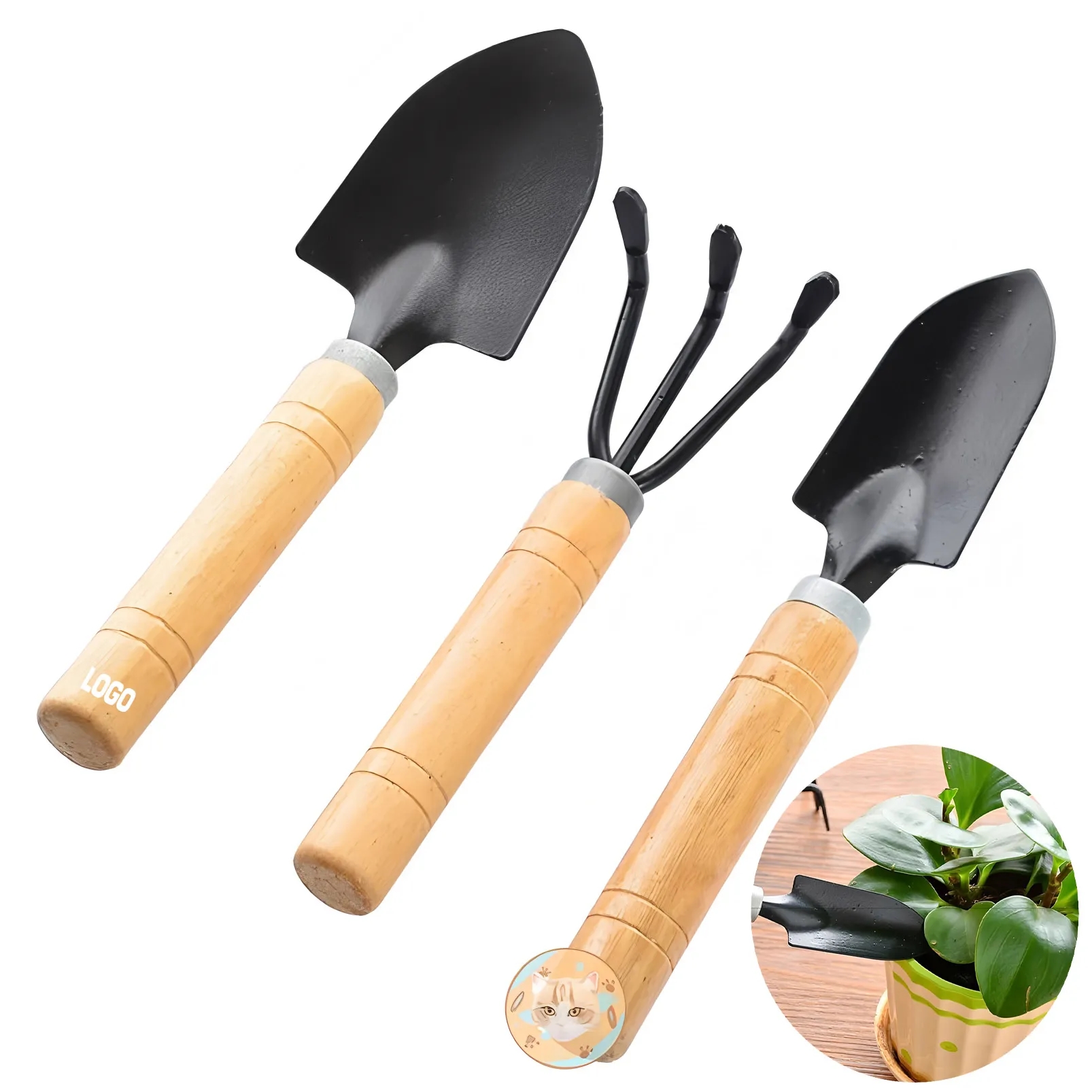 3 Piece Gardening Hand Tool Set 6