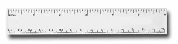 Ideal 6" Pocket Ruler 3