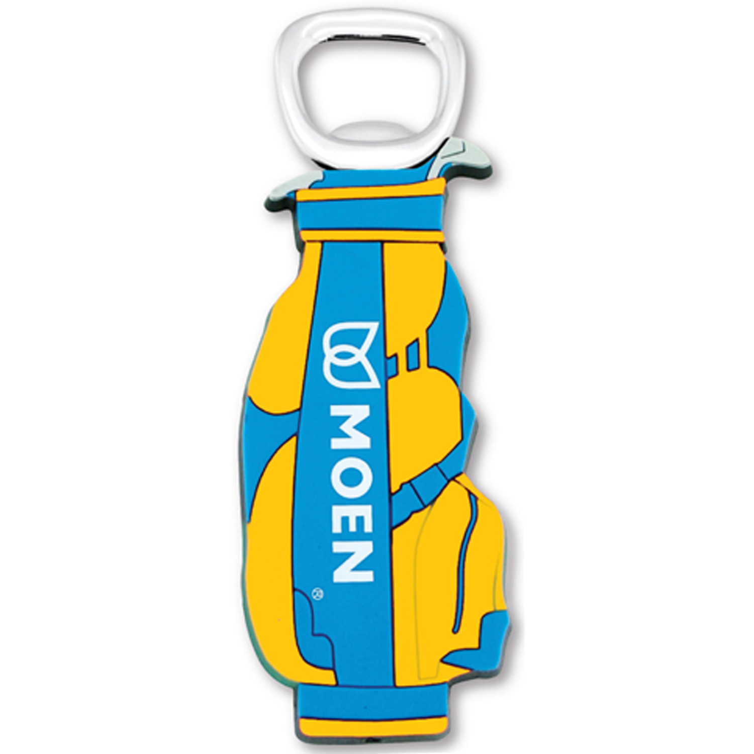Stock Shape Golf Bag Rubber Softies Bottle Opener 1