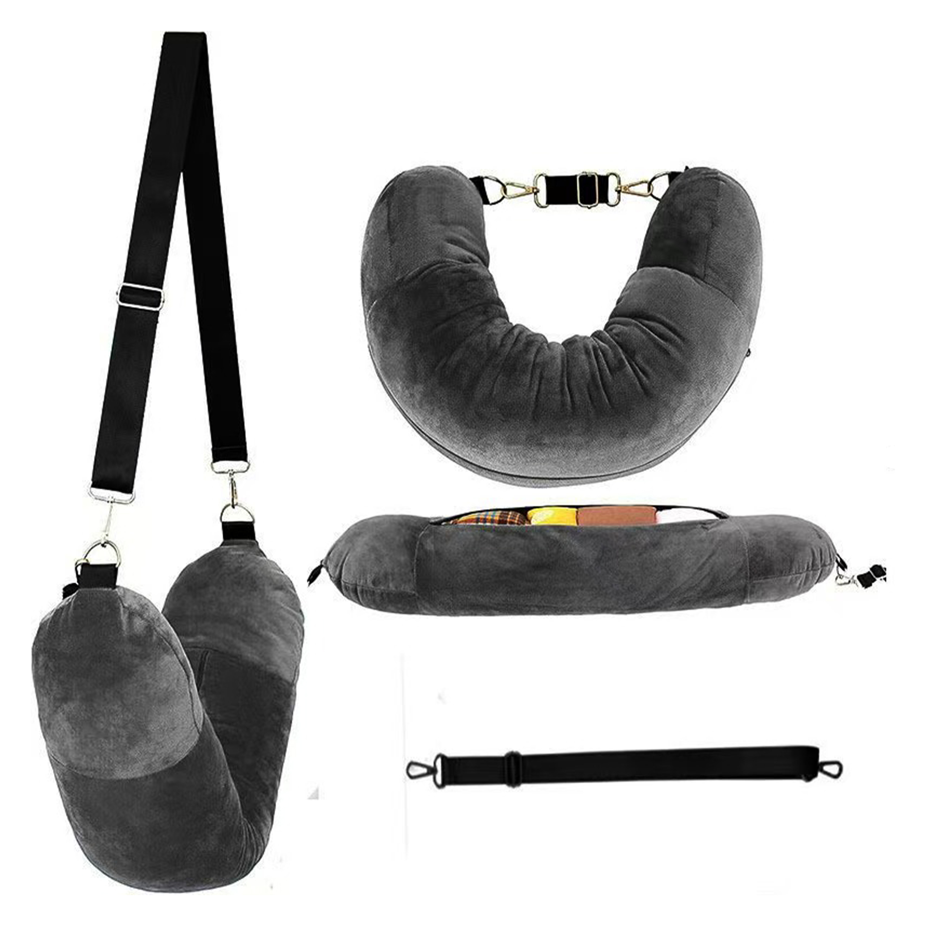 Creative Luggage Storage Travel Pillow 4