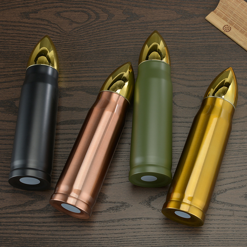 Vacuum Flask Insulated Bullet Shaped Water Bottle 1