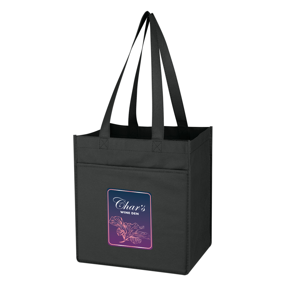 Non-Woven 6 Bottle Wine Tote Bag 6
