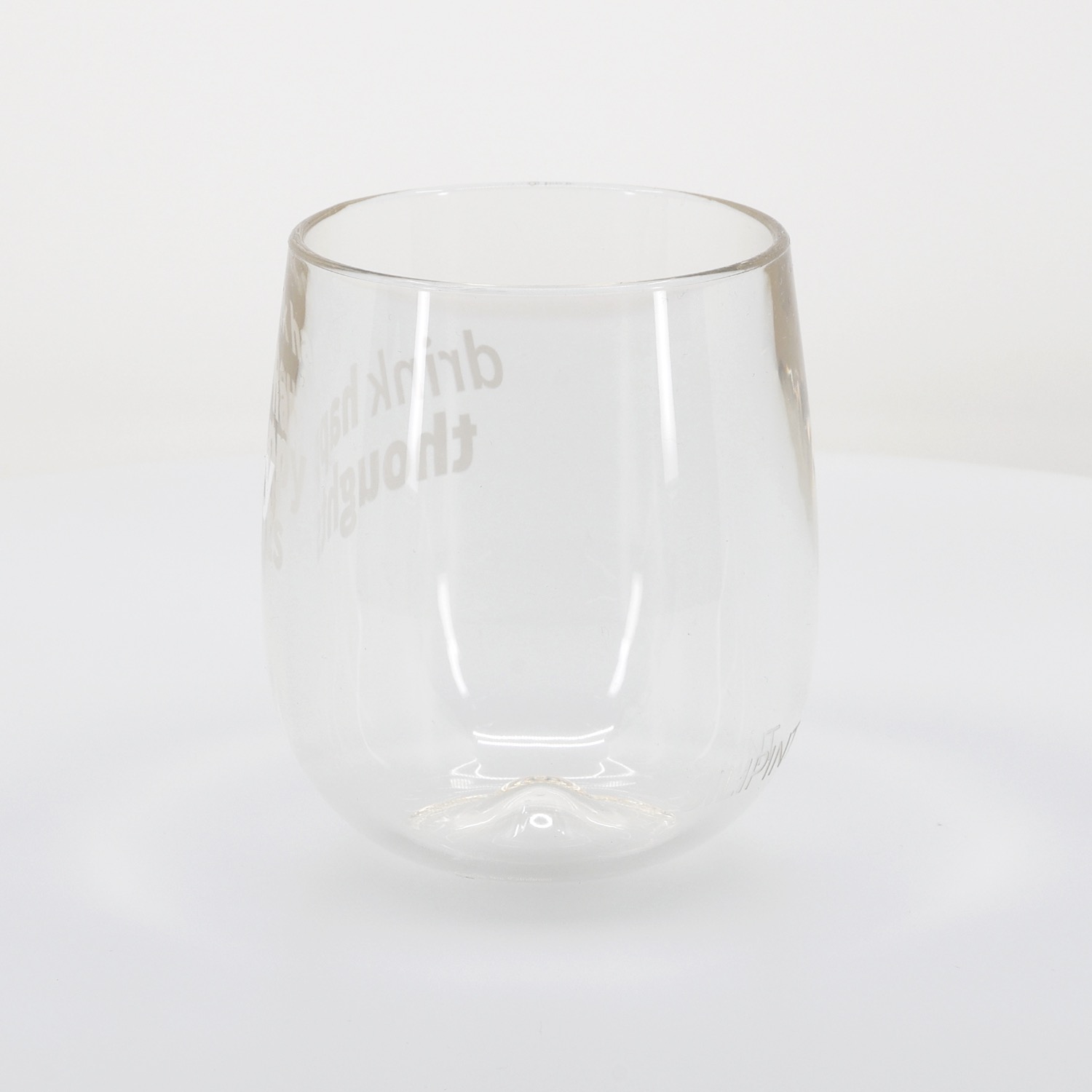 Silipint® Clear Stemless Wine Glass - 12 oz. 39