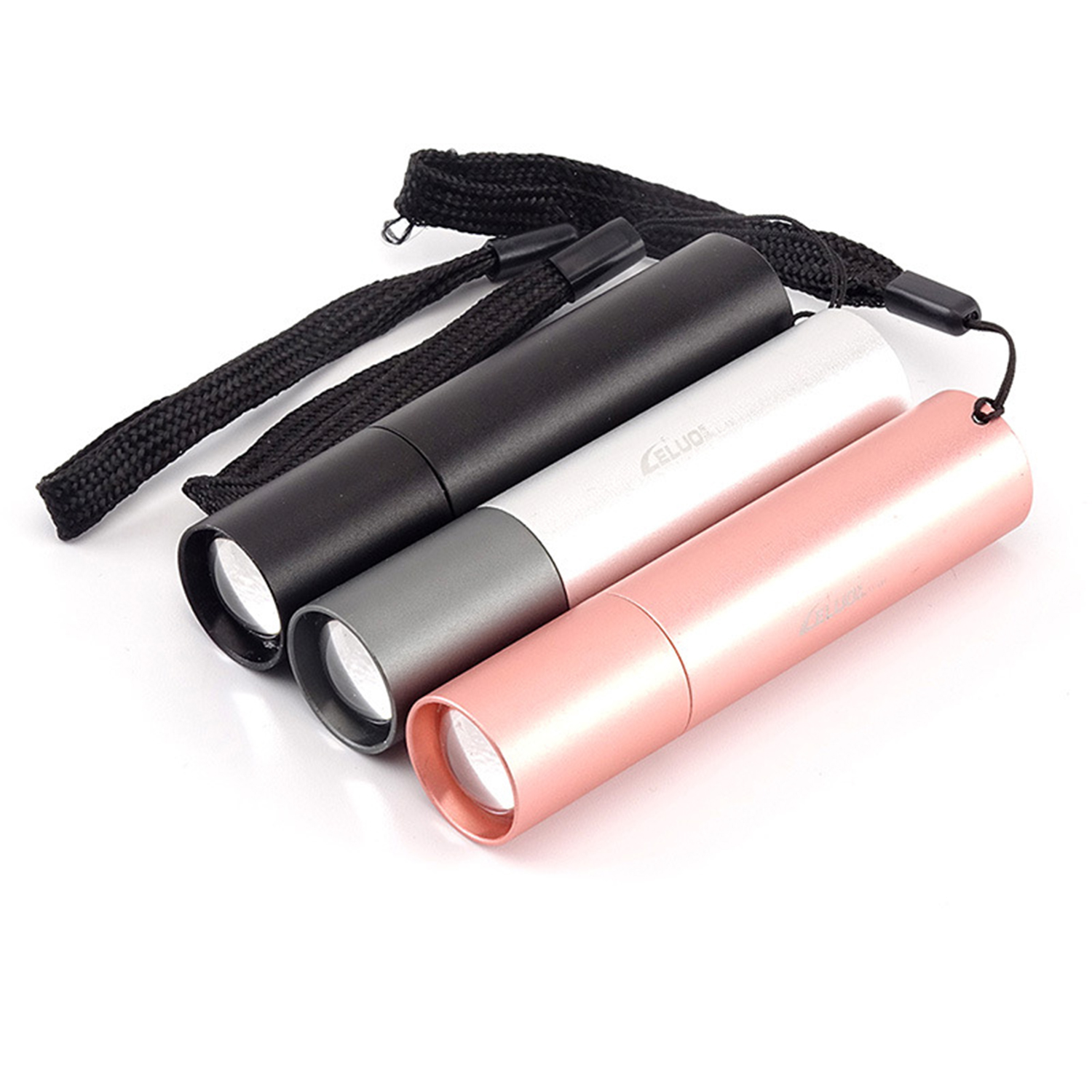 USB Rechargeable Aluminum Flashlight 4
