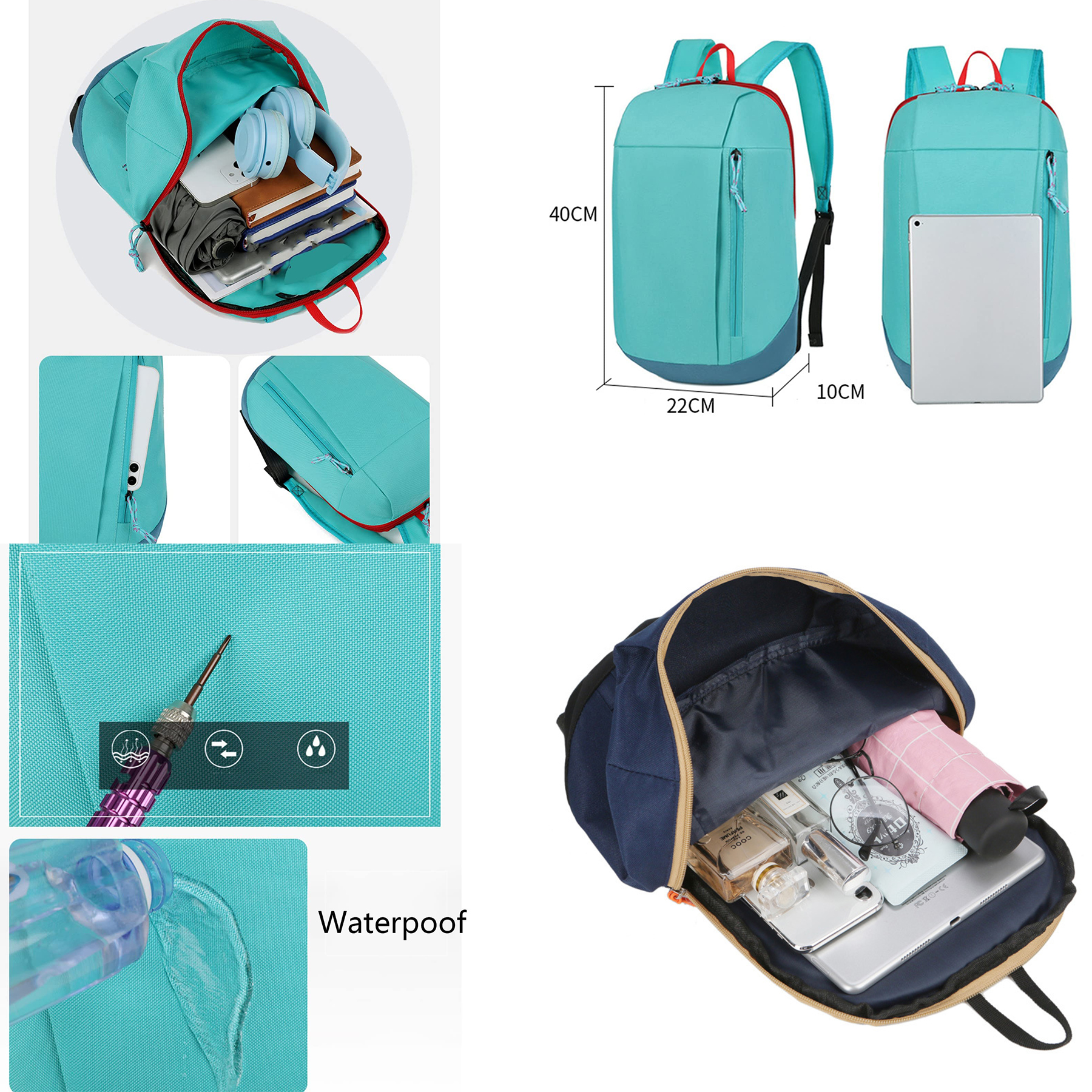 Durable Water Outdoor Backpack Laptop Bag 2