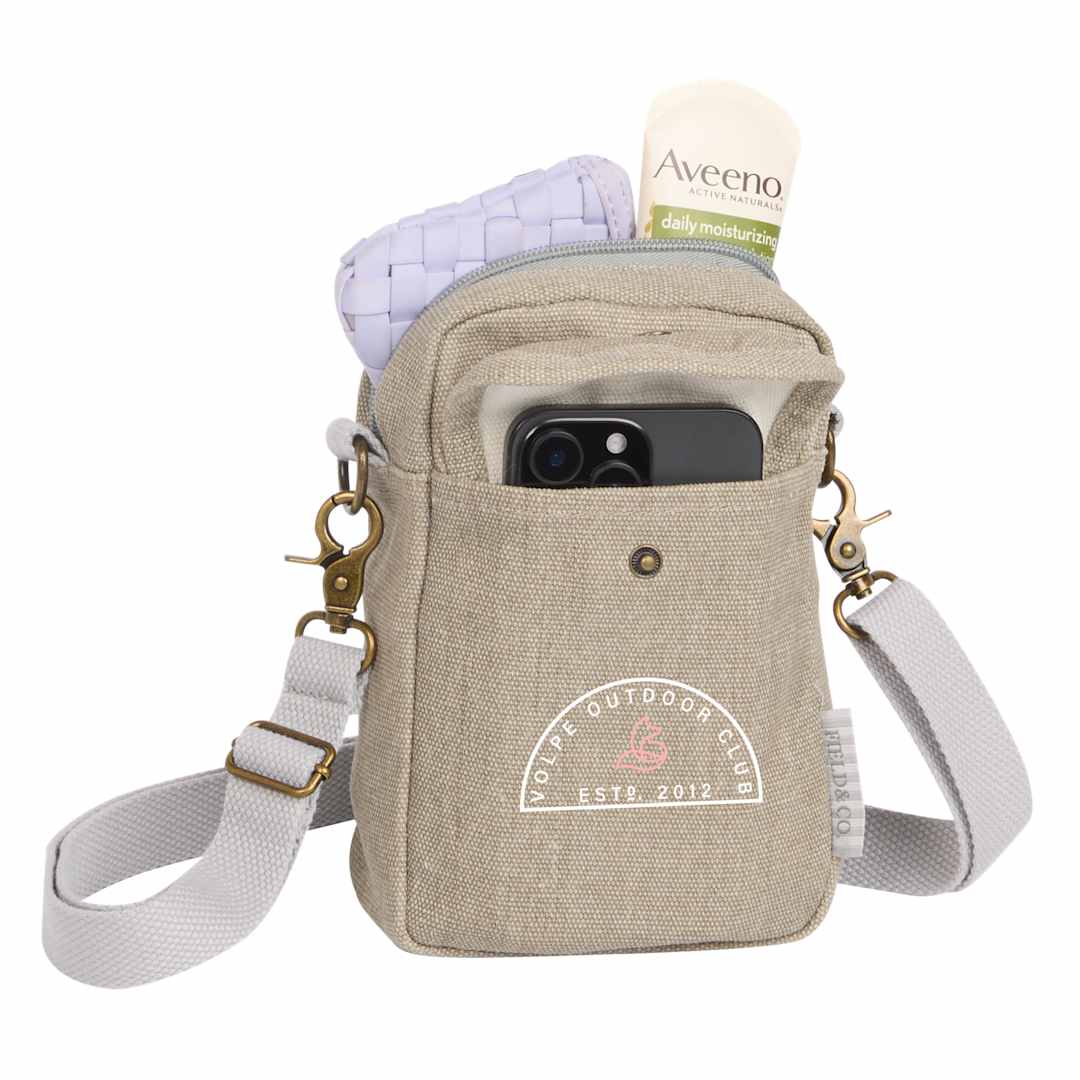 Field & Co Campus Cotton Crossbody Tote 12