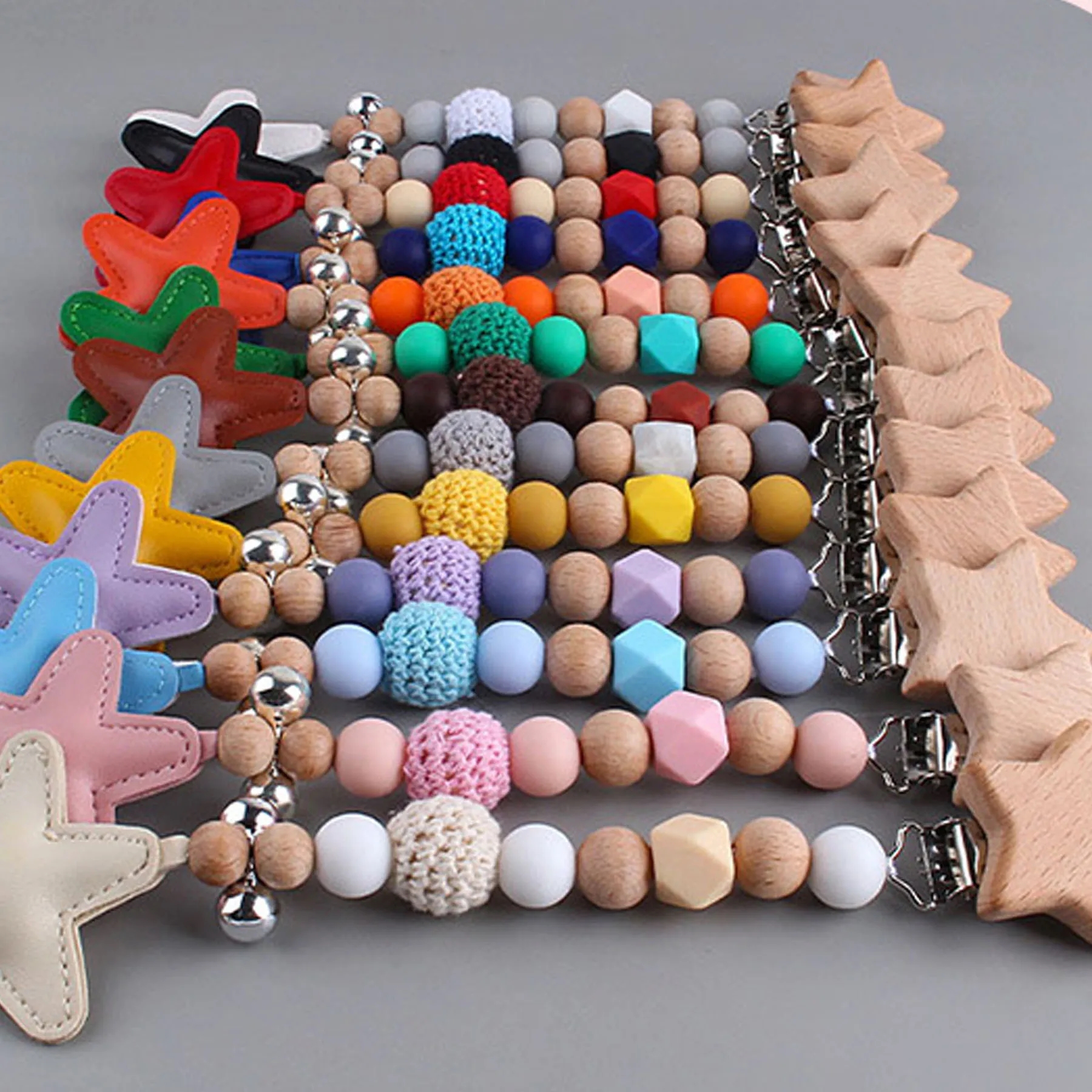 Star Bell Pacifier Chain 17