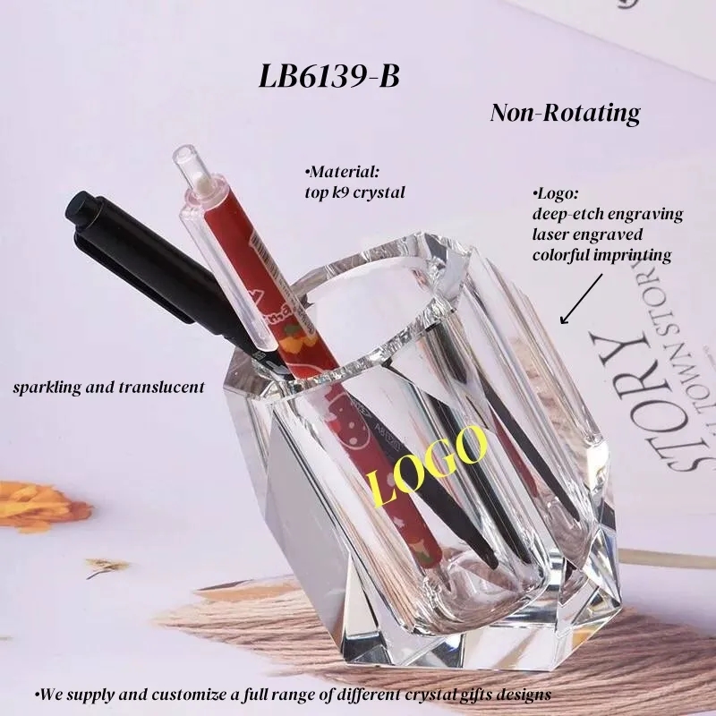Rotating Crystal Pen Holder Wholesale 5