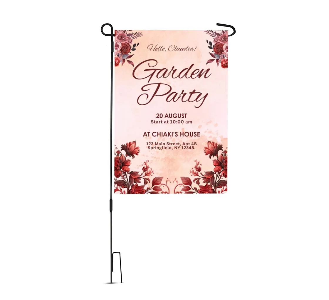 Garden Flag with Double Sided (12" x 18") 2