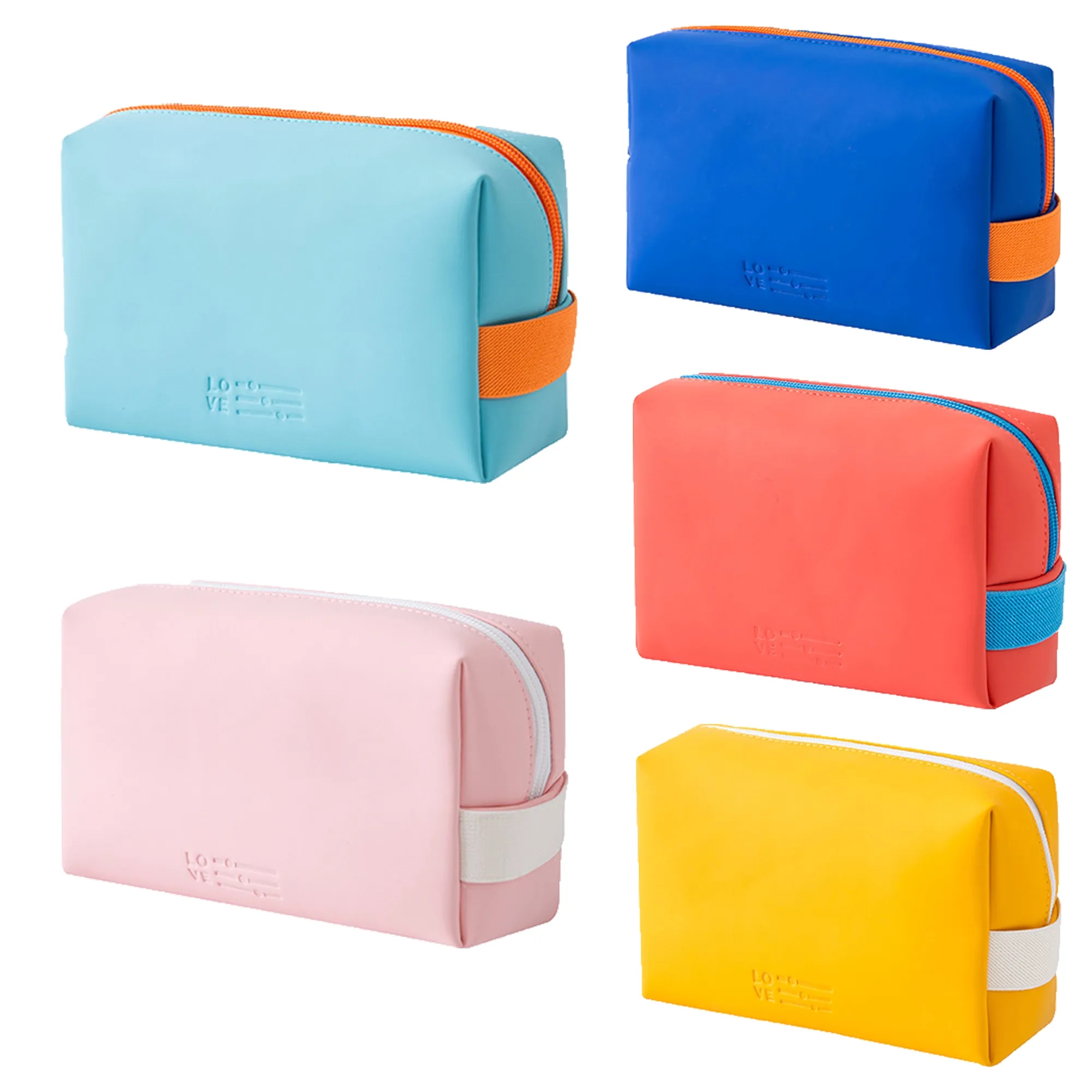 Pu Makeup Bag With Large Capacity