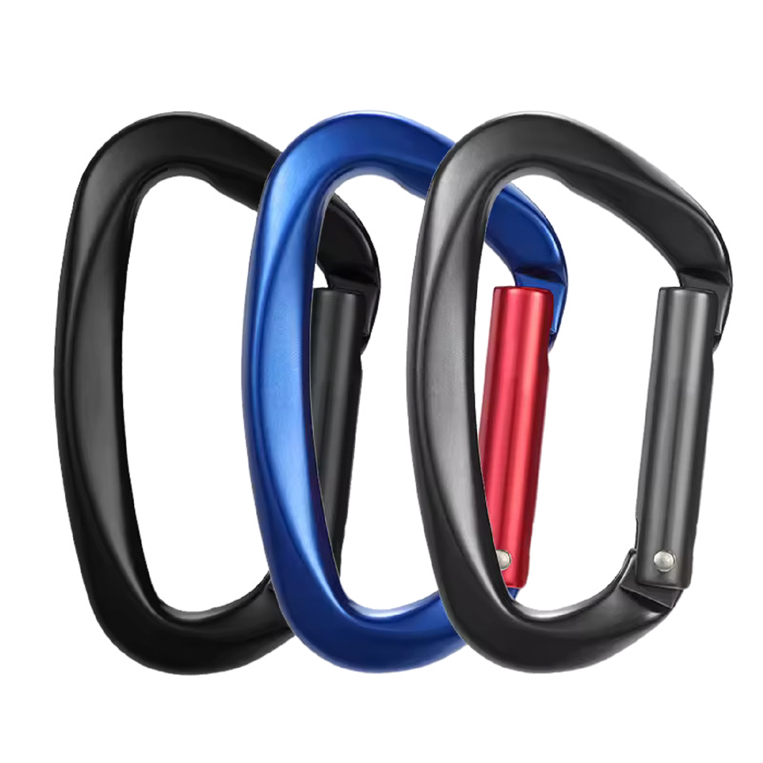 D-Shape Straight Gate Carabiner 2