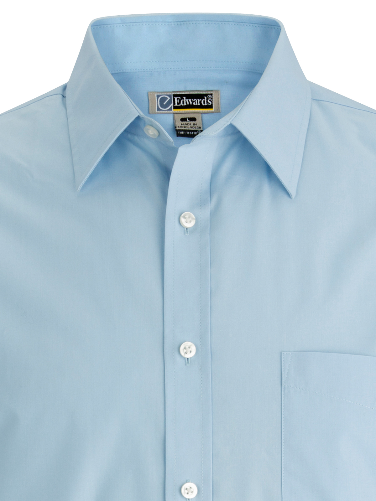 Edwards Shirts & Blouses - Men's 1-Pocket Essential Broadcloth Shirt 6