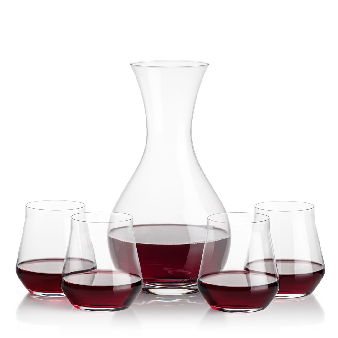 Adelita Carafe & Bretton Stemless Wine 4