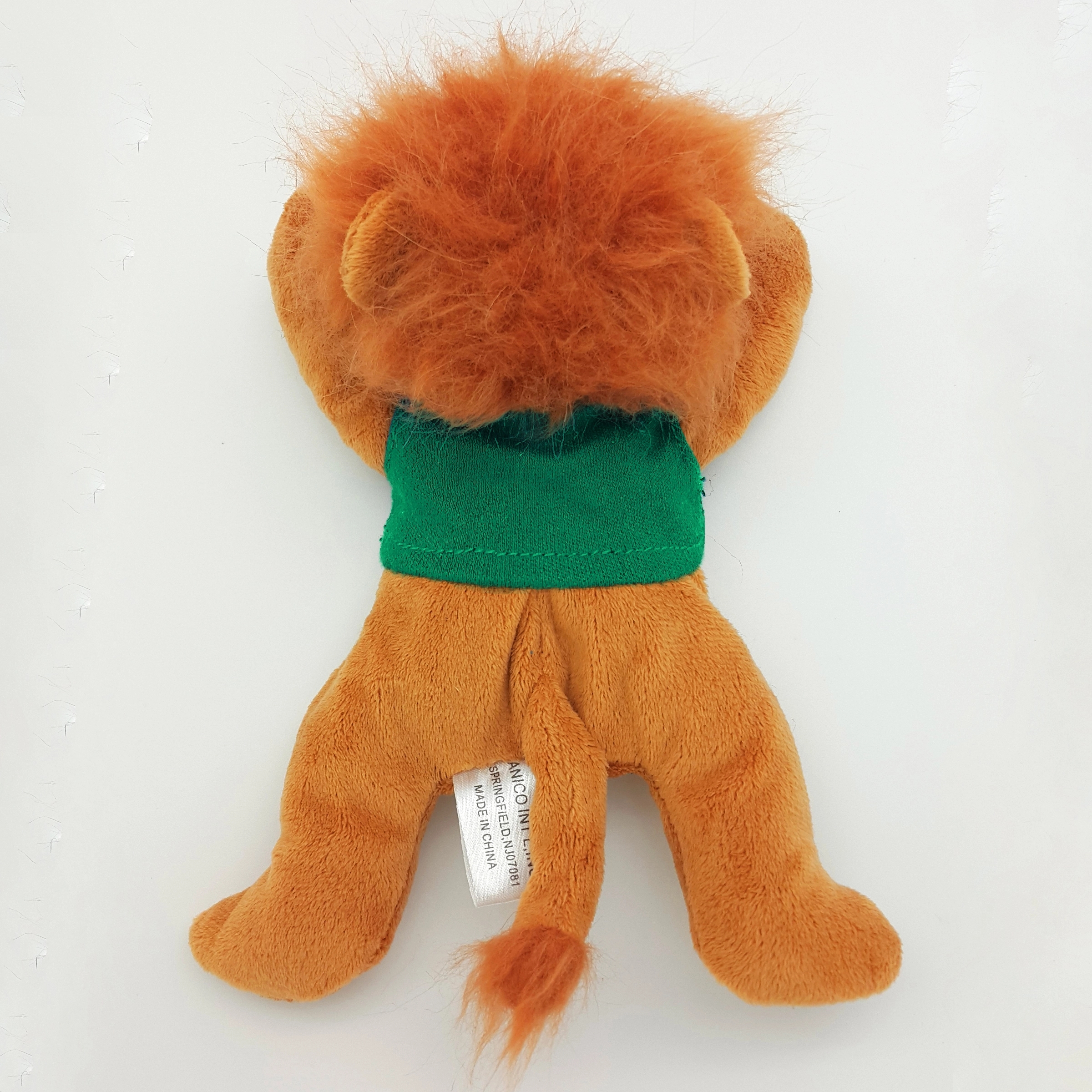8" Laying Down Beanie Lion 10