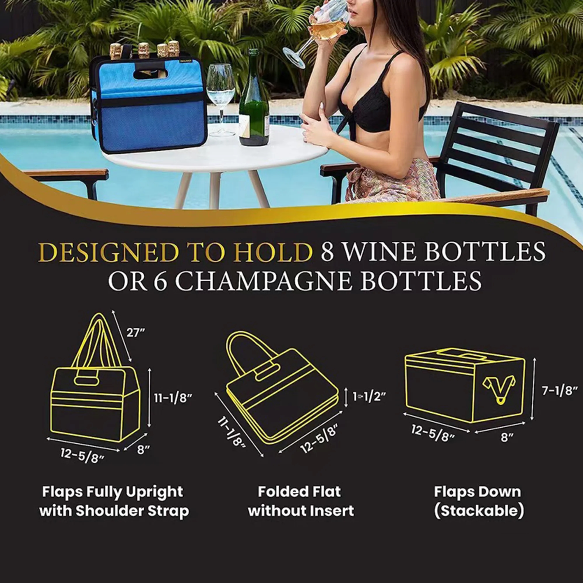 Portable Foldable Beverage Storage Box Can Be Customized 3