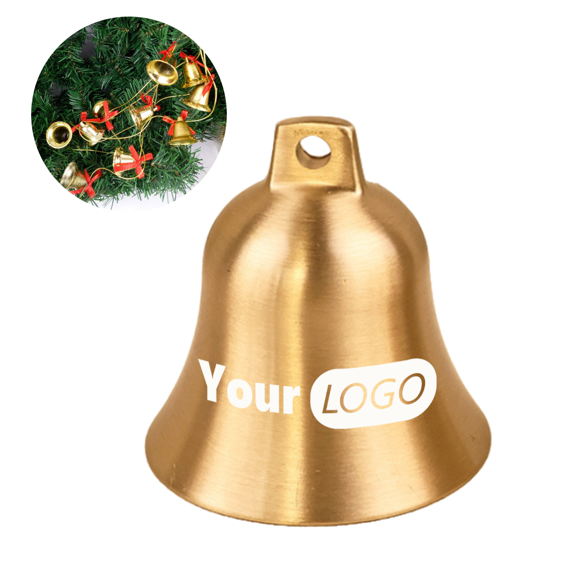 Festive Brass Bell Decoration 4