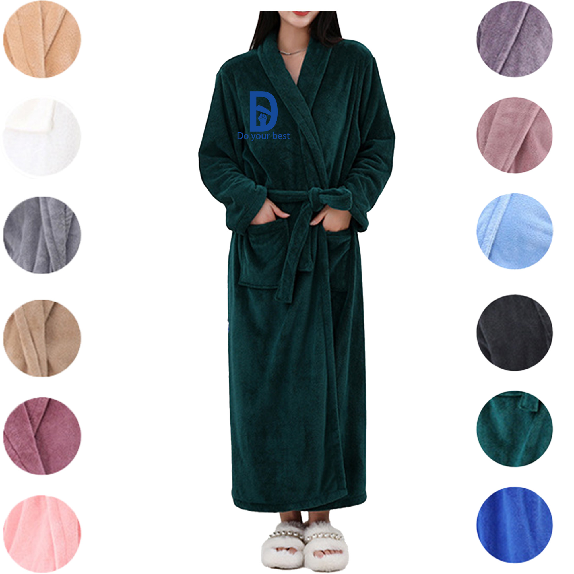 Lightweight Mid-Length Premium Bathrobe 3