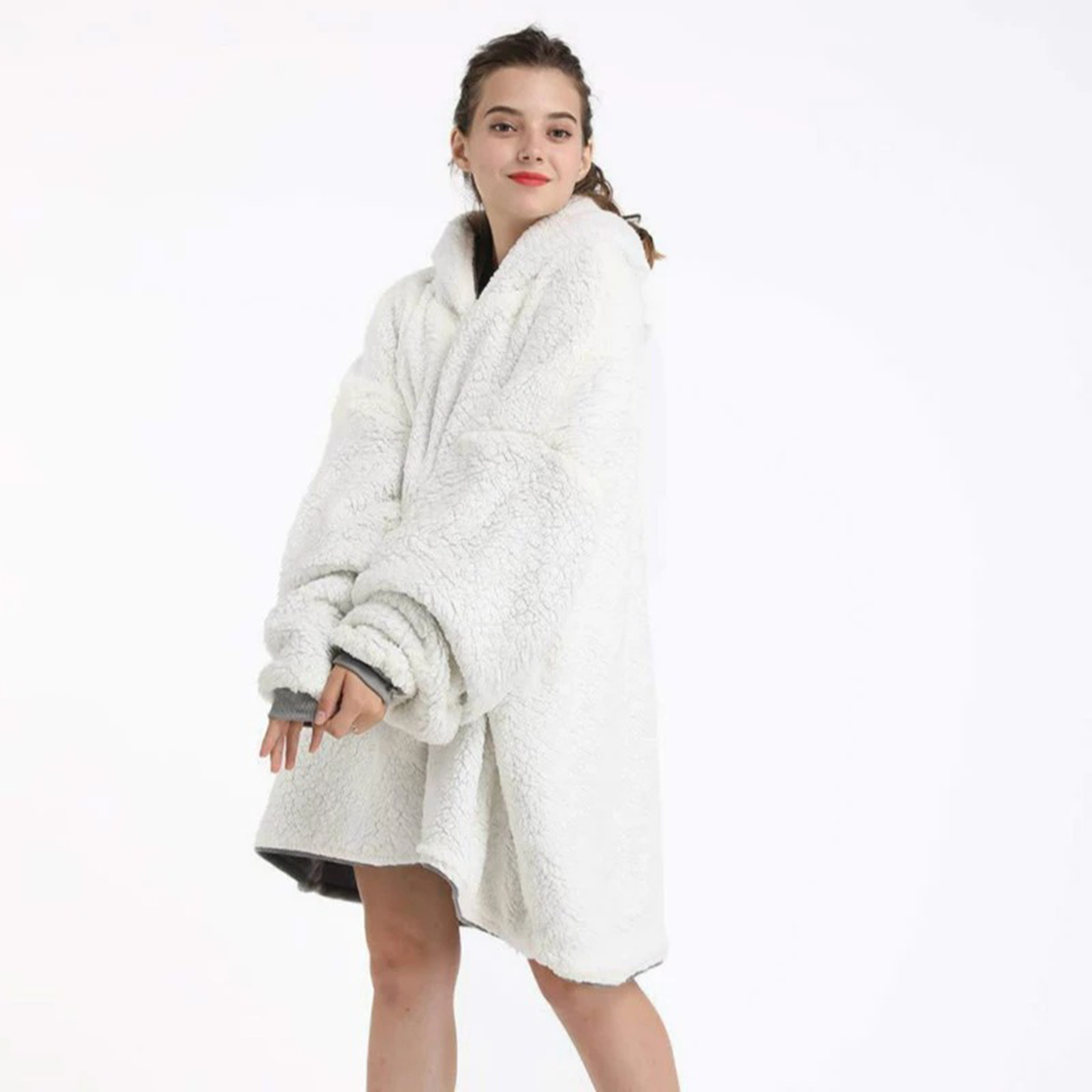 Oversized Comfy Microfiber Wearable Blanket 4