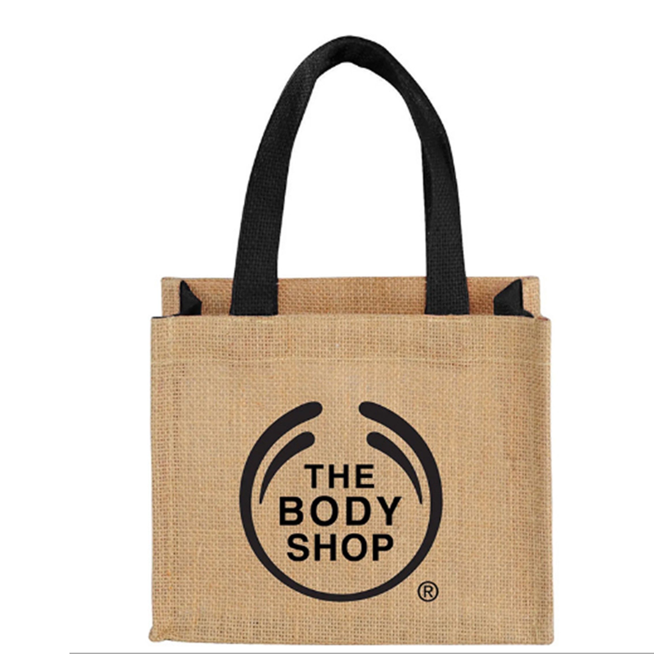 Jute Custom Grocery Tote Bags, custom tote bag with logo imprint 6