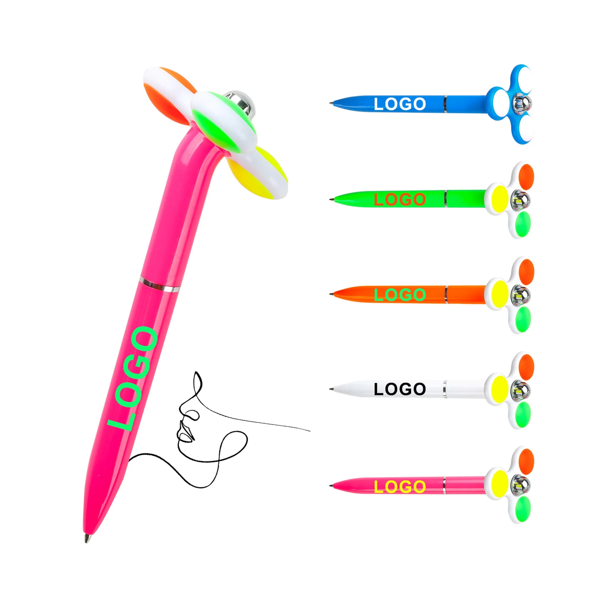 Rotating Stress Reduction Pen 4