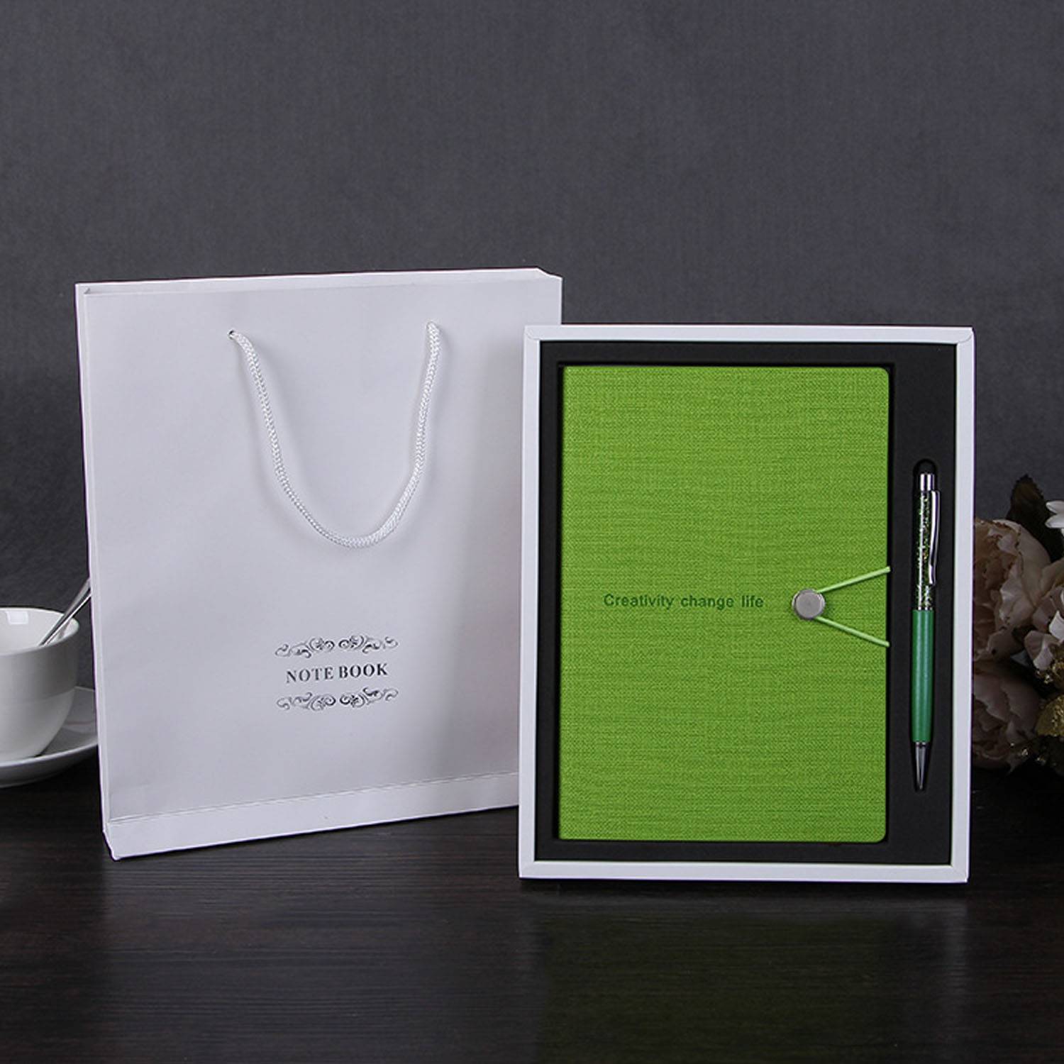 Journal Notebook with Pen Gift Set 6