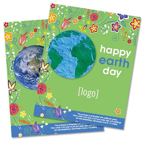 Seed Paper Shape Postcard 16