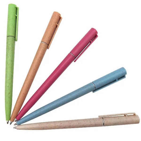 Environmentally Wheat Straw Ballpoint Pen 4