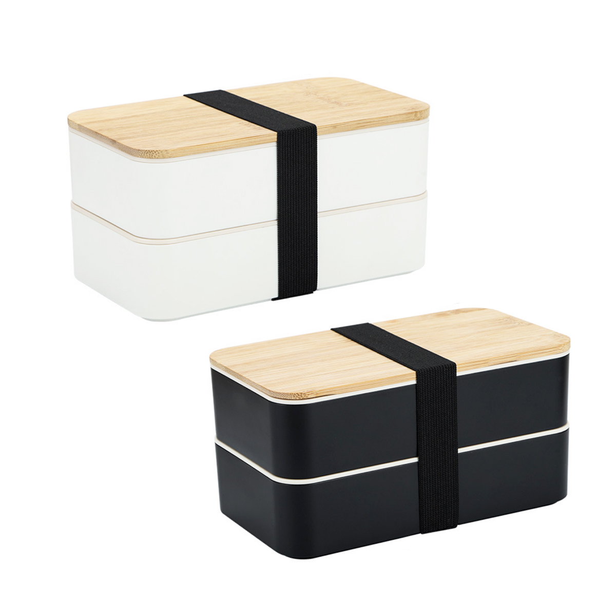 Eco-Friendly Bamboo Lid Bento Box Lunch Container 3