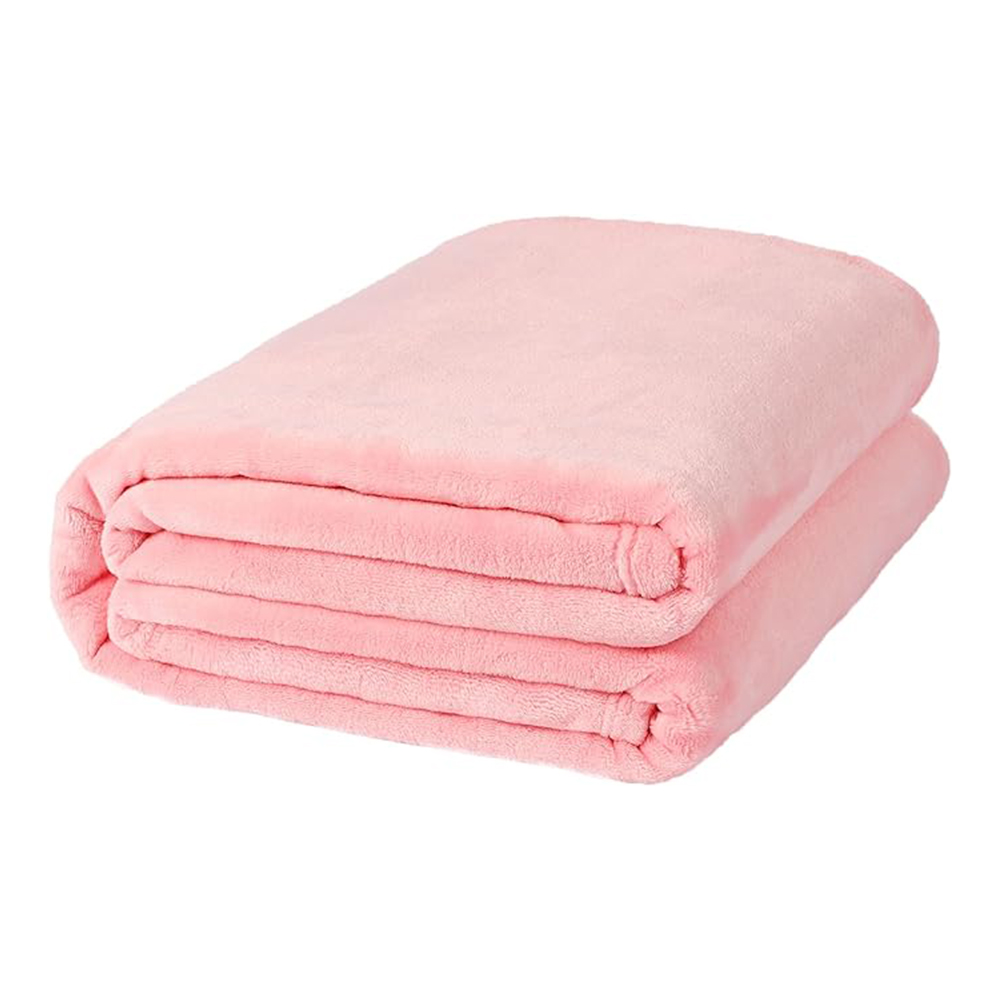 Double-sided Flannel Plain Thickened Single Layer Throw Blanket

 5