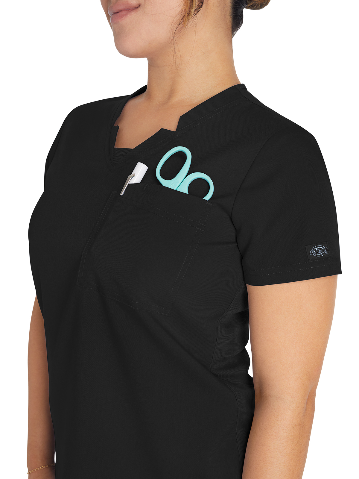 Balance Women's 2-Pocket Notched V-Neck Top