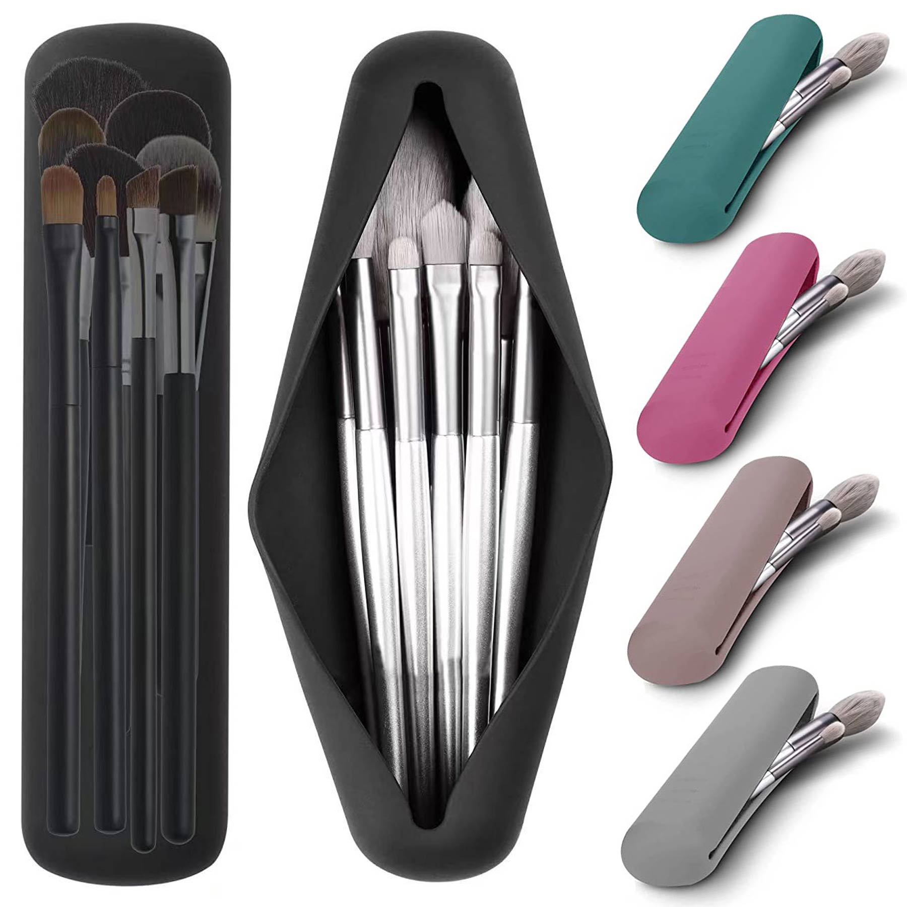 Silicon Makeup Brush Travel Case 2