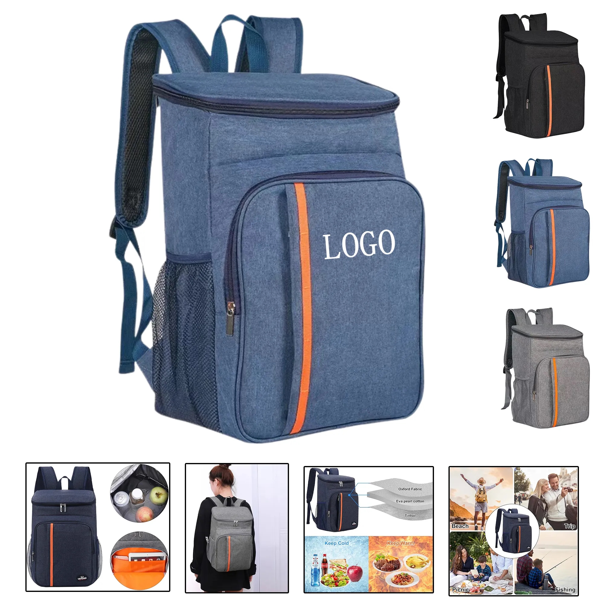 Lightweight Insulated Backpack Cooler for 24 Cans 3