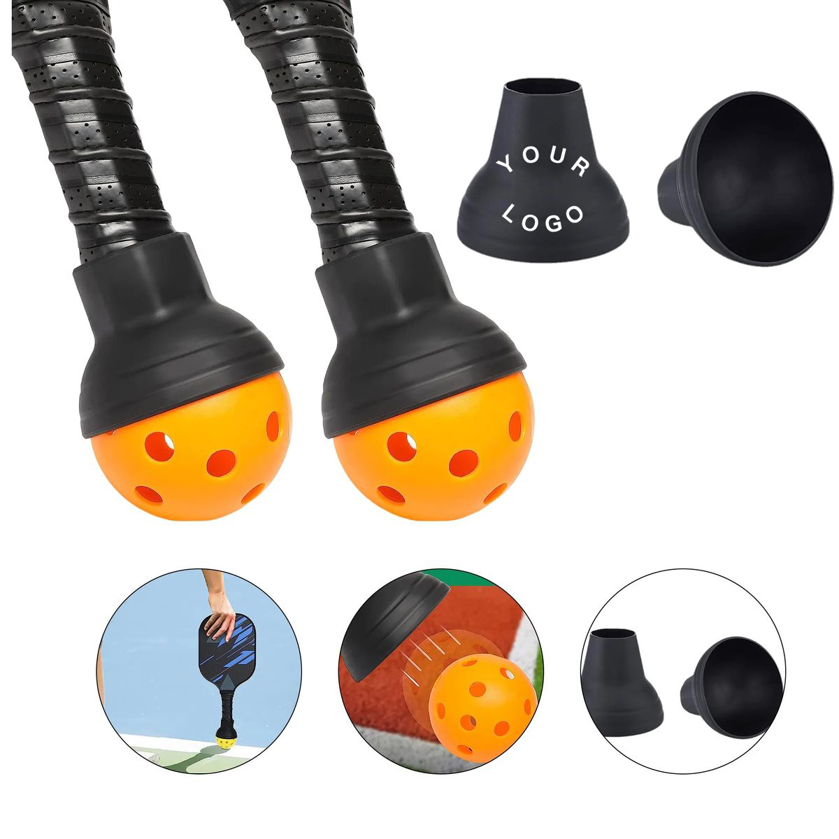 Silicone Paddle Ball Grabber for Pickleball Players 2