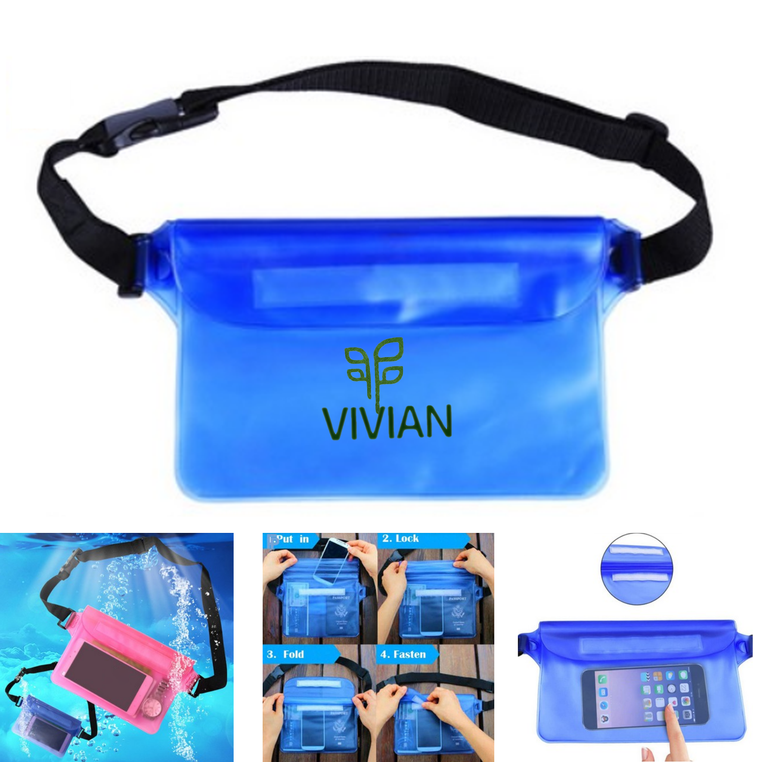 Clear Waterproof Waist Bag 2