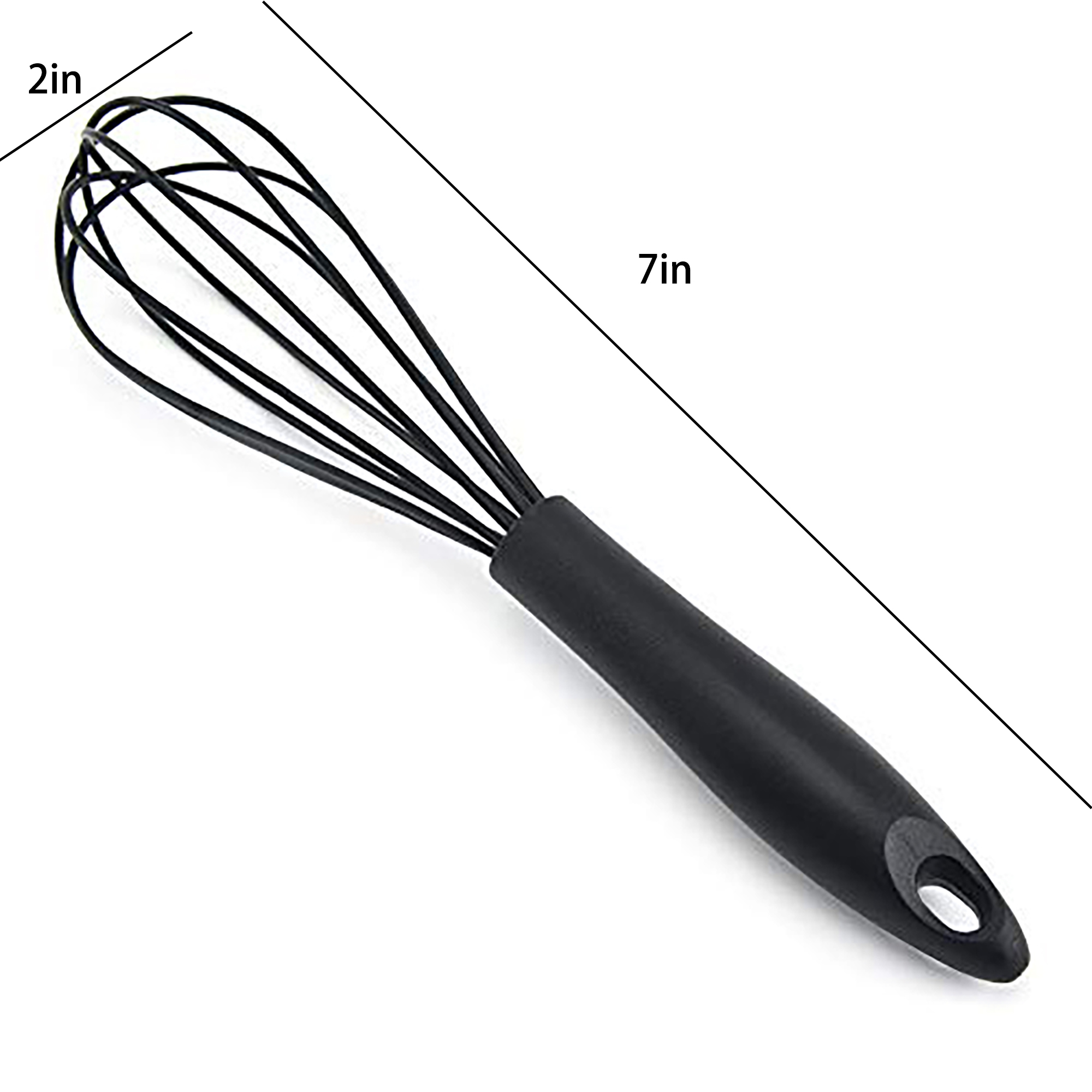 7" Silicone-Coated Mini Whisk 6