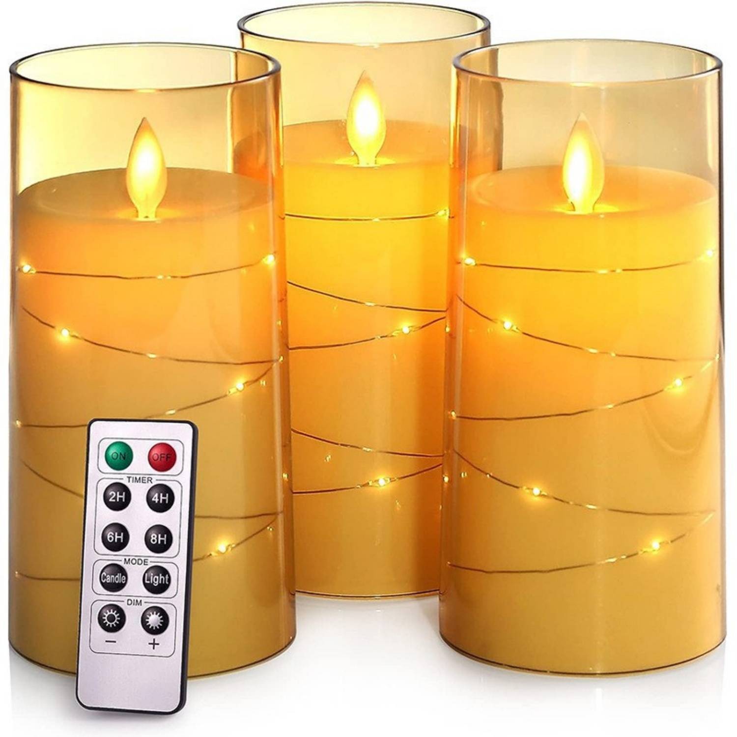 Flameless Led Candles with Remote 4