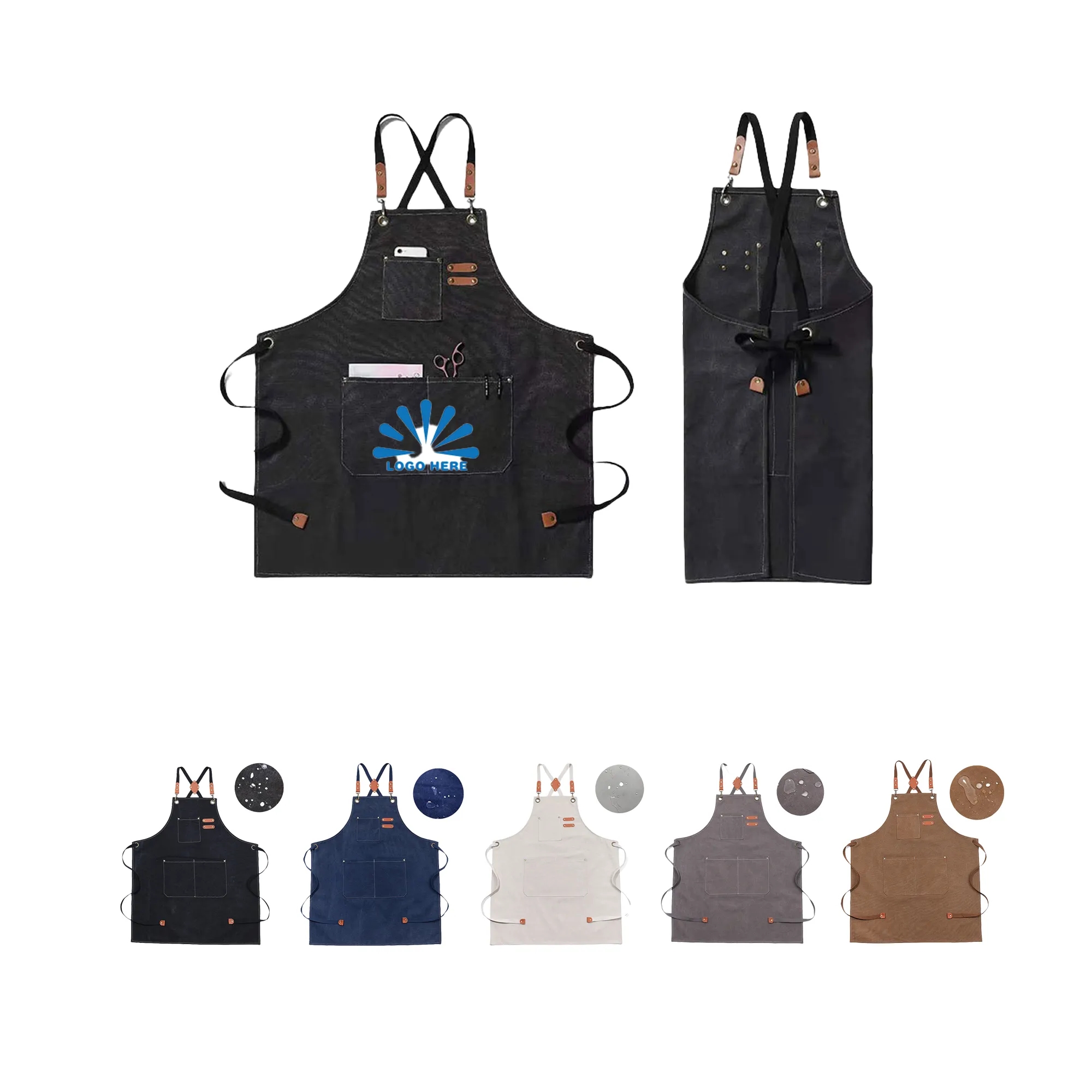Aprons For Cooking MOQ 10PCS 9