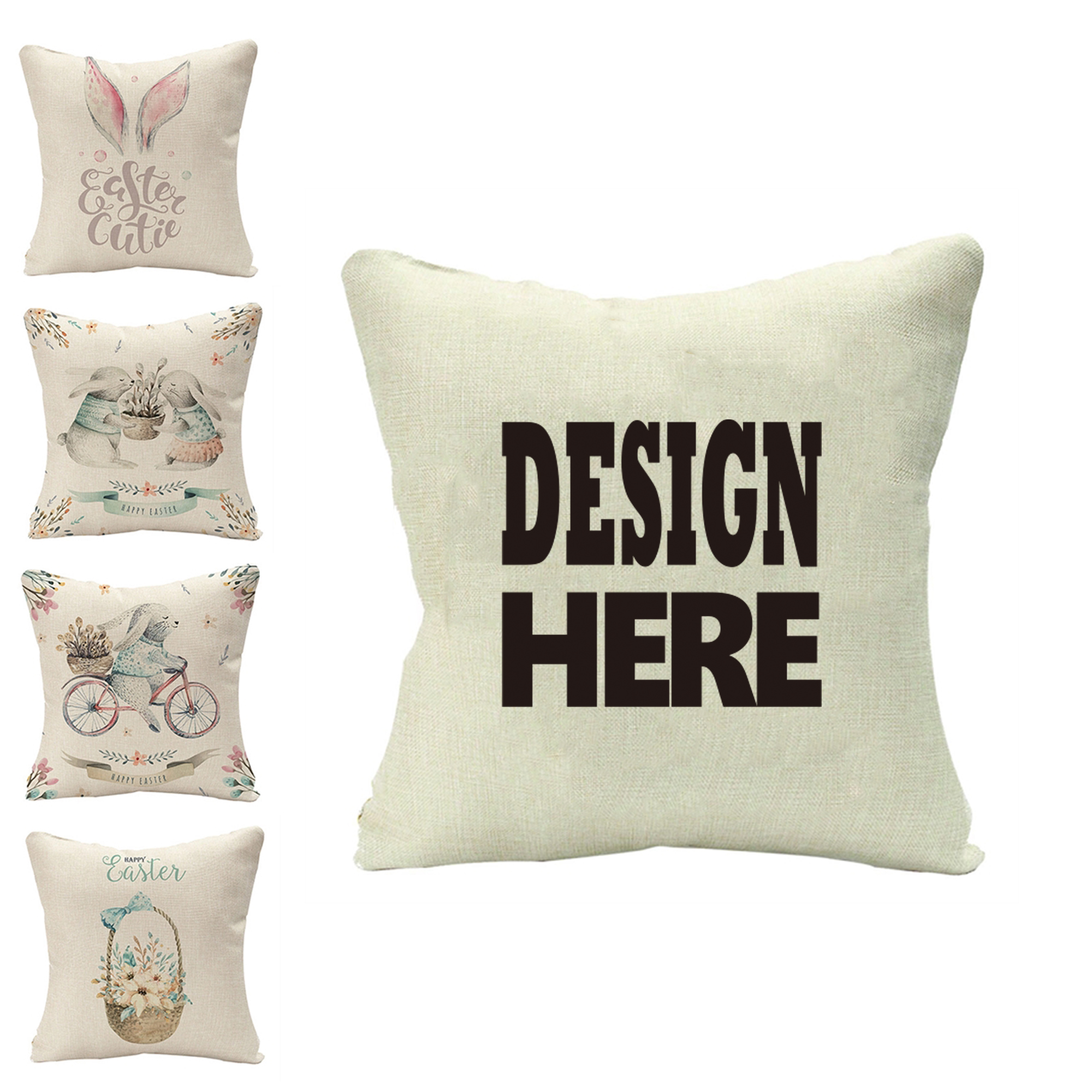Practical Linen Cushion Cover 1