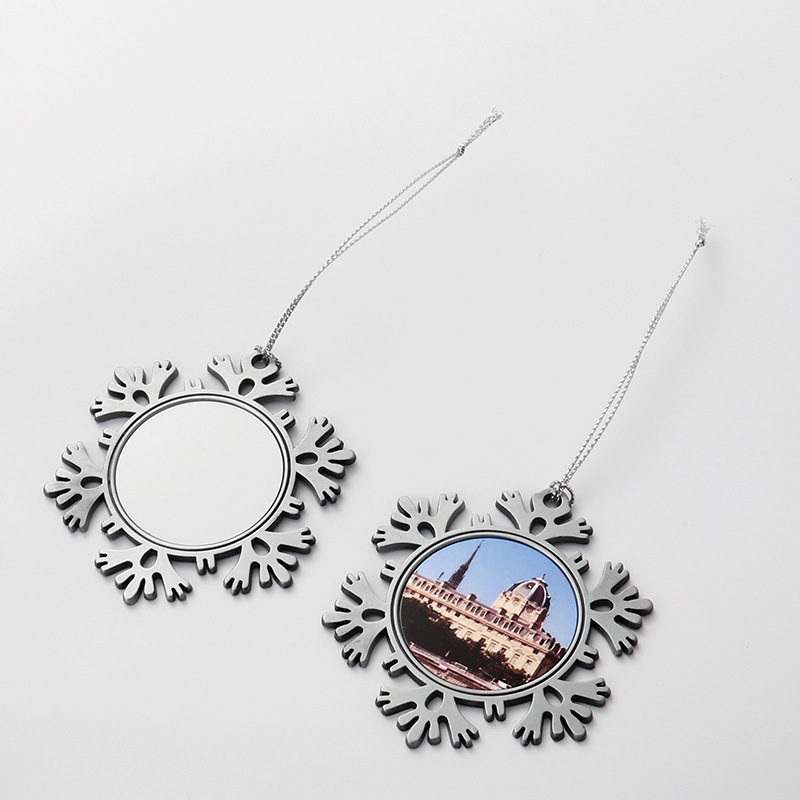 Metal Snowflake Holiday Ornament 5