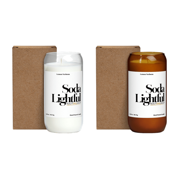 Flicker 16 oz Soda Shape Candle 29