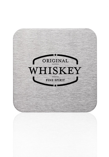 Carson Stainless Steel Square Drink Coasters